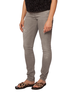 Jeansy damskie PJ01D91E2 szary/srebrny