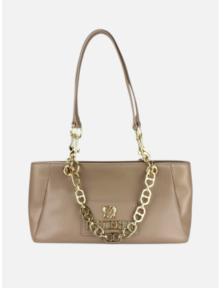 Love Moschino Torebka damska Beżowy, Skóra naturalna, JC4165PP1OL12