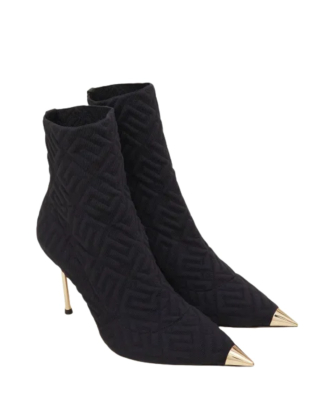 Botki SA34L37E2, Czarny