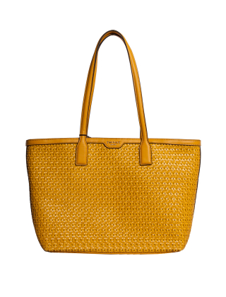 Torebka damska 251TD8040 Żółty/Złoty