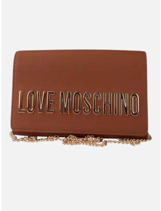 Love Moschino Torebka damska Brązowy, Imitacja skóry, JC4103PP1OKD0