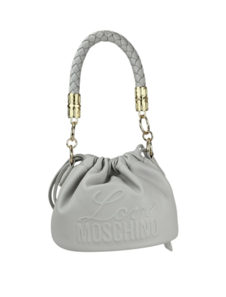 Love Moschino Torebka damska Szary/Srebrny, Imitacja skóry, JC4220PP0OKA0
