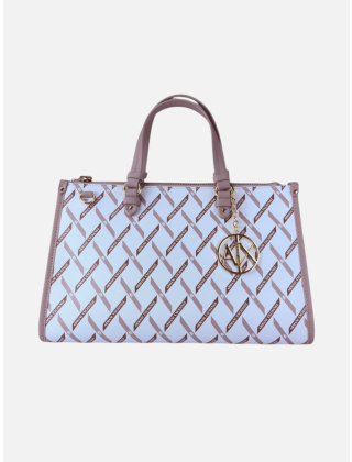 Armani Exchange Torebka damska Biały, Imitacja skóry, XW000400AF17155