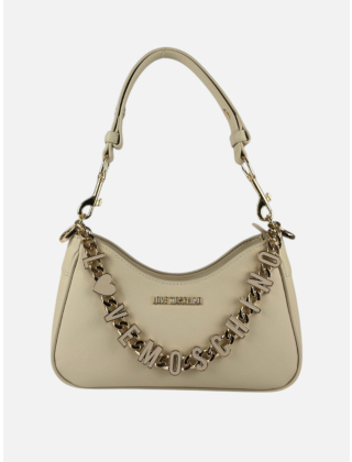 Love Moschino Torebka damska Kremowy, Skóra naturalna, JC4070PP1OL17