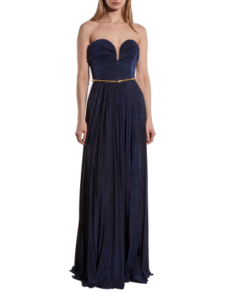 Suknia wieczorowa AB62847E2, Granatowy