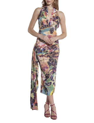 Sukienka koktajlowa 104997 A2GT Kolorowy