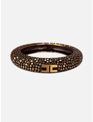 Elisabetta Franchi Bransoletka damska Żółty/Złoty, Metal, BC04B32