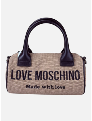 Love Moschino Torebka damska Beżowy, Materiał, JC4231PP0OKB1