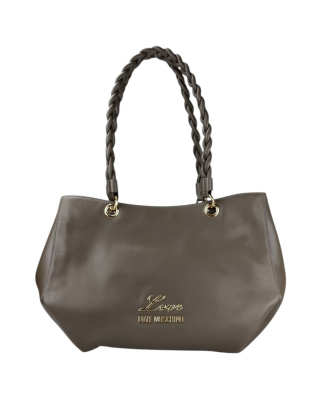 Love Moschino Torebka damska Brązowy, Skóra naturalna, JC4162PP1OL19