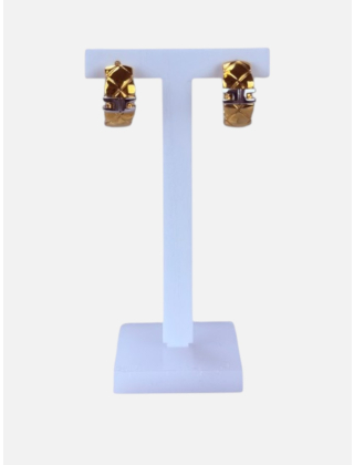 Elisabetta Franchi Kolczyki damskie Żółty/Złoty, Metal, OR40A51