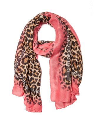 Szal damski 2F3129 T0300 Brązowy