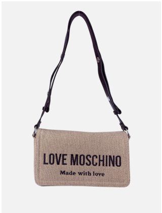 Love Moschino Torebka damska Beżowy, Materiał, JC4228PP0OKB1