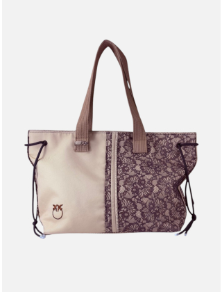 Pinko Torebka damska Beżowy, Materiał, 106511A37A