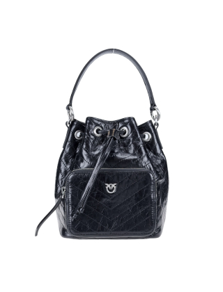 Torebka damska Cargo Bucket Vitello 105112 A2JC Czarny