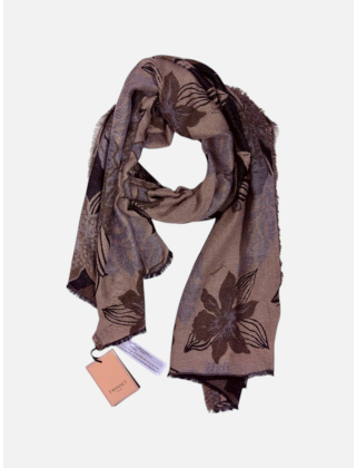 Twinset Szalik damski Czarny, Materiał, 252TA4330