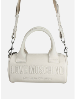 Love Moschino Torebka damska Kremowy, Imitacja skóry, JC4054PP1OLE0