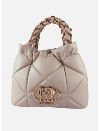 Love Moschino Torebka damska Kremowy, Imitacja skóry, JC4115PP1OLC0