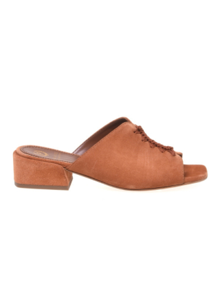 Klapki damskie PA28033C1OPI0211, Terracotta