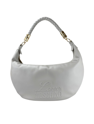 Love Moschino Torebka damska Szary/Srebrny, Imitacja skóry, JC4222PP0OKA0