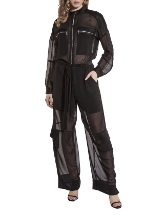 Kombinezon damski 105038 A2CO Czarny