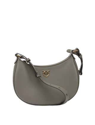 Torebka damska Half Moon Mini 102790 A0F1 Szary/Srebrny