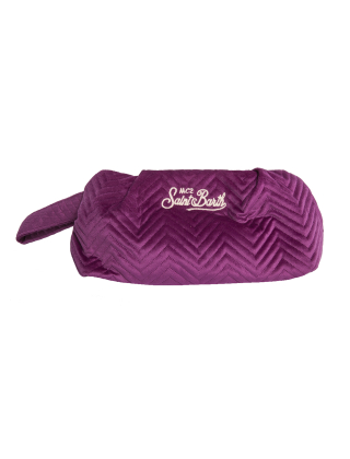 Kosmetyczka damska SPOU001 09693E Fioletowy