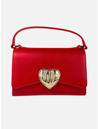 Love Moschino Torebka damska Czerwony, Skóra naturalna, JC4146PP1OL16
