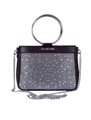 Love Moschino Torebka damska Czarny, Imitacja skóry, JC4169PP1OLW1