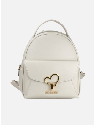Love Moschino Plecak damski Kremowy, Imitacja skóry, JC4137PP1OLQ0