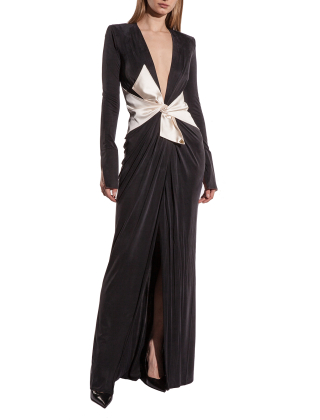 Elisabetta Franchi Sukienka wieczorowa Rozmiar: XS, Czarny, AB64446E2