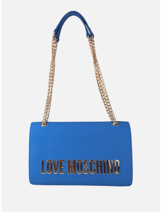 Love Moschino Torebka damska Niebieski, Imitacja skóry, JC4192PP0OKD0
