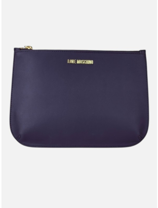 Love Moschino Kosmetyczka damska Czarny, Imitacja skóry, JC5313PP1OKD0