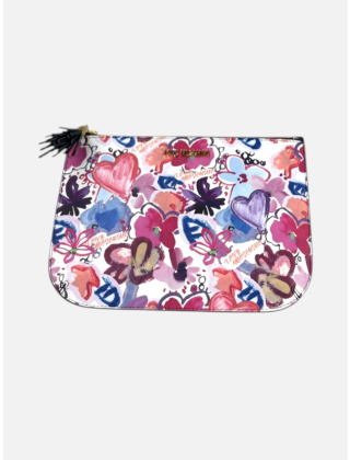 Love Moschino Kosmetyczka damska Kolorowy, Imitacja skóry, JC5313PP0OKT1