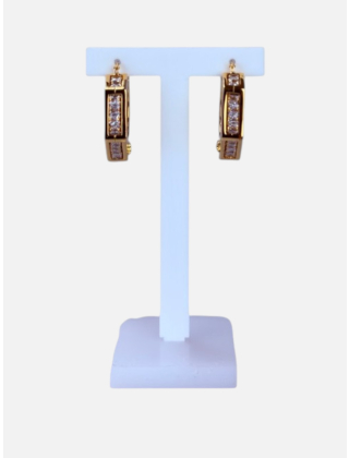 Elisabetta Franchi Kolczyki damskie Żółty/Złoty, Metal, OR67B62E1
