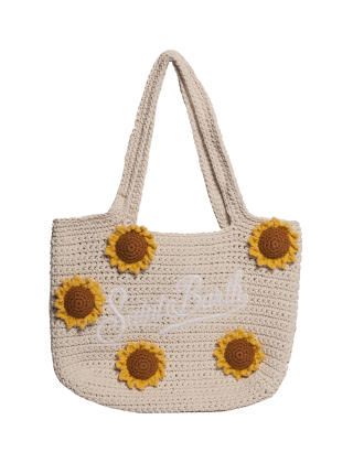 Torebka damska CRO0005 CROCHET BA Kremowy