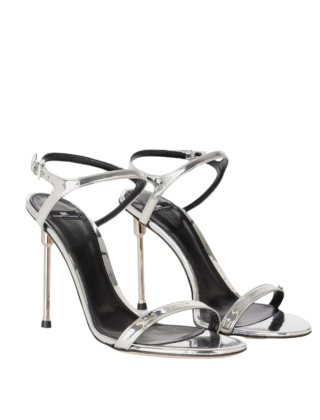 Sandały na szpilce SA34L42E2 Szary/Srebrny