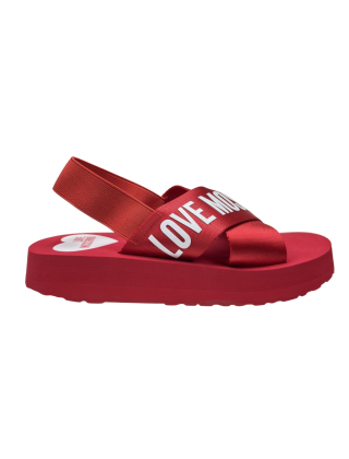 Sandały damskie JA16214G0MIX5500 Czerwony