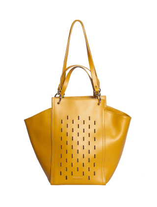 Torebka damska E1 FQC 18 01 01 J03 J03 TORBA Żółty/Złoty