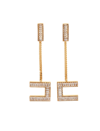 Kolczyki damskie OR34B47E2 Żółty/Złoty