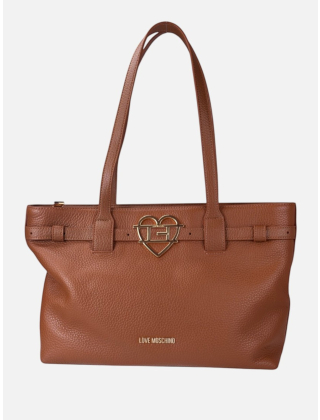 Love Moschino Torebka damska Brązowy, Imitacja skóry, JC4155PP1OL18