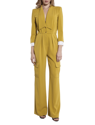 Kombinezon damski TU04451E2 Żółty/Złoty