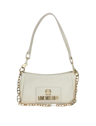 Love Moschino Torebka damska Kremowy, Skóra naturalna, JC4167PP1OL12