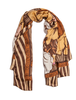 Chusta damska 2F3147 T0300 Brązowy