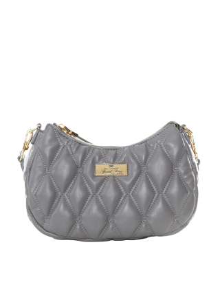 Torebka damska BS63A47E2 Szary/Srebrny