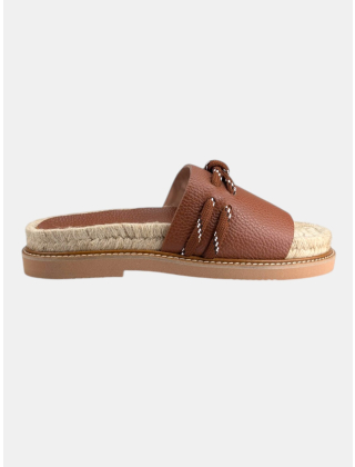 Espadryle SA28303G0OTD0217, Brązowy