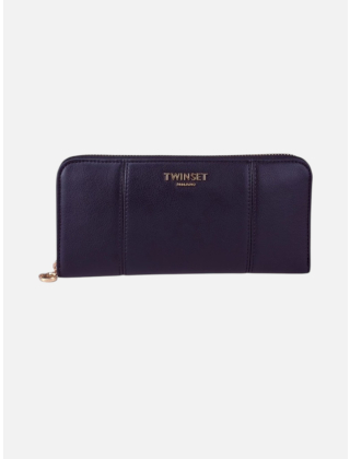 Twinset Portfel damski Czarny, Imitacja skóry, 261TD8131