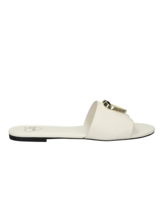 Klapki damskie JA28161G0MIA0102 Kremowy