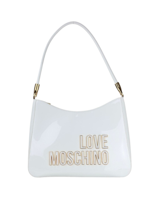 Love Moschino Torebka damska Biały, Imitacja skóry, JC4249PP0OKE1