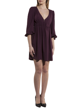 Sukienka koktajlowa CF4232 T2695 Czerwony
