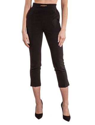 Spodnie damskie PA02341EF, Czarny